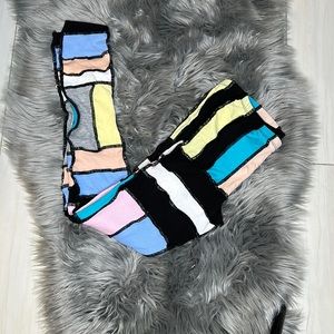 BLOCK COLOR LEGGINGS size small